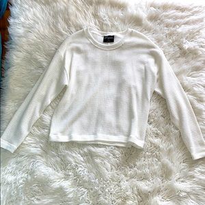 Sheer cream colored sweater